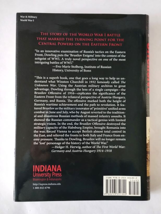 The Brusilov Offensive back cover