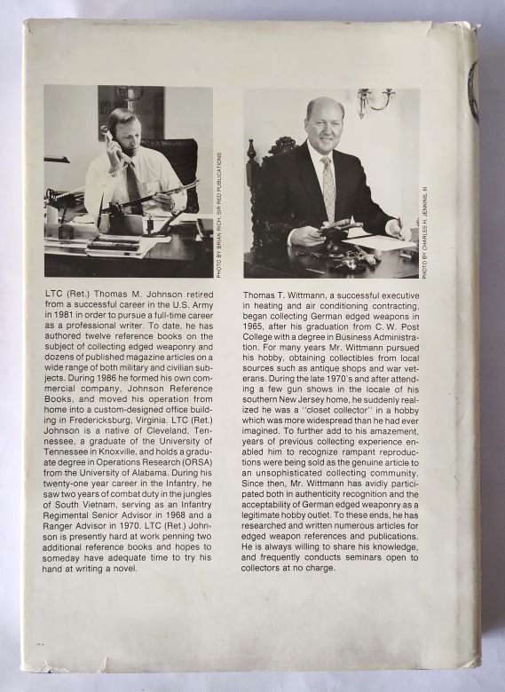 Collecting the Edged Weapons of Imperial Germany back cover