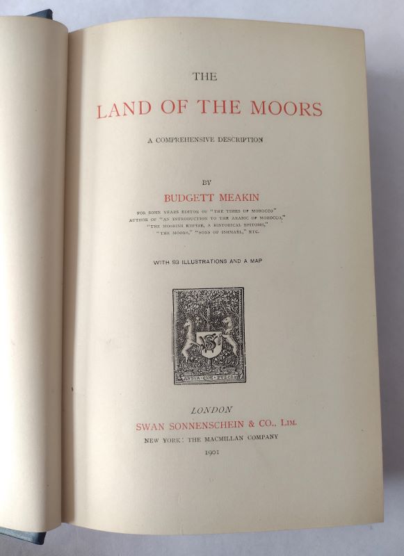 The Land Of The Moors title page