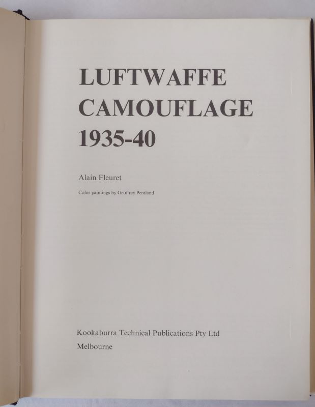 Luftwaffe Camouflage title page