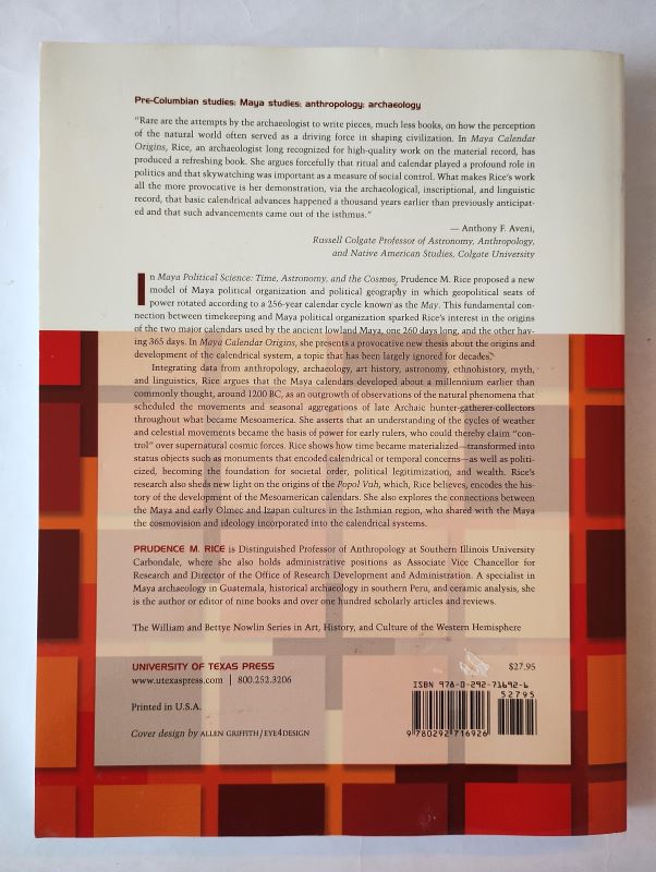Maya Calendar Origins back cover