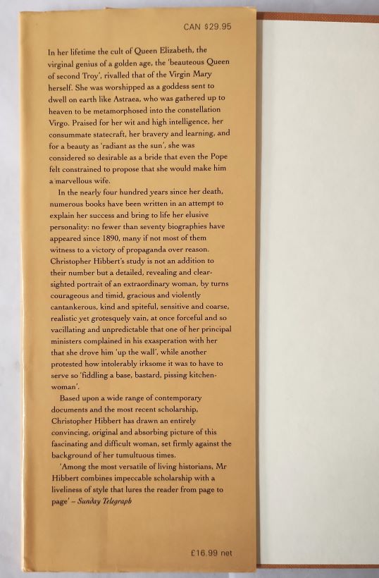 The Virgin Queen blurb