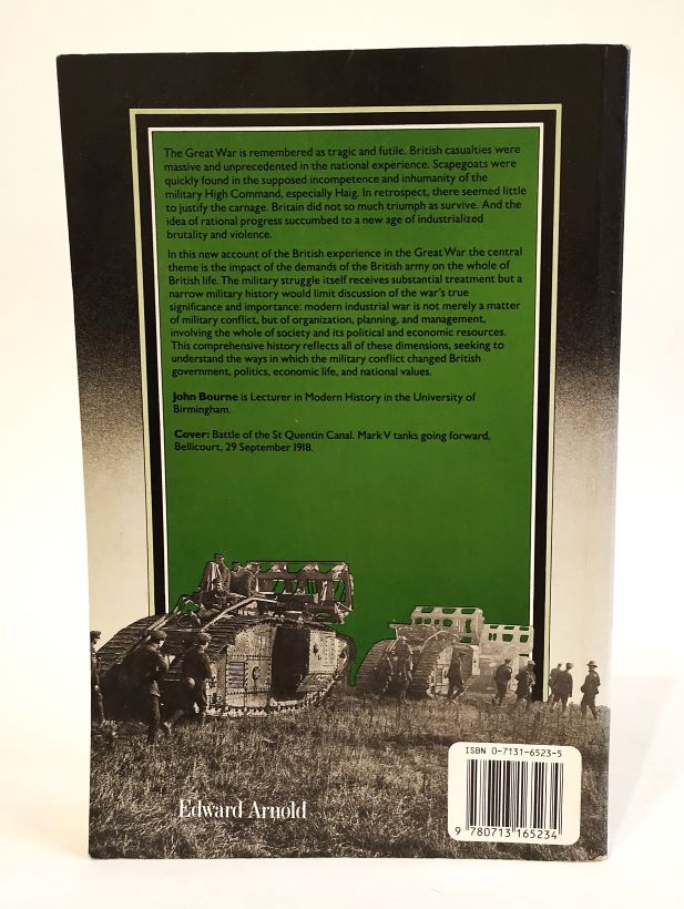 Britain and the Great War 1914-1918 back cover