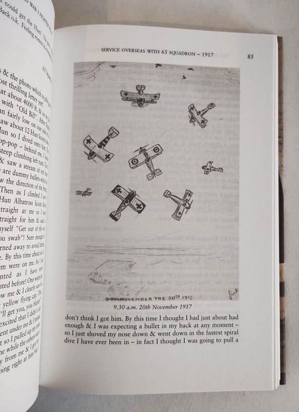 Diary and Letters of a WW I Fighter Pilot inside