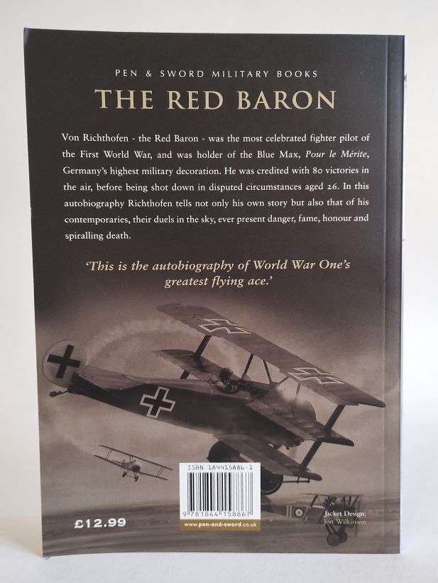 The Red Baron back cover