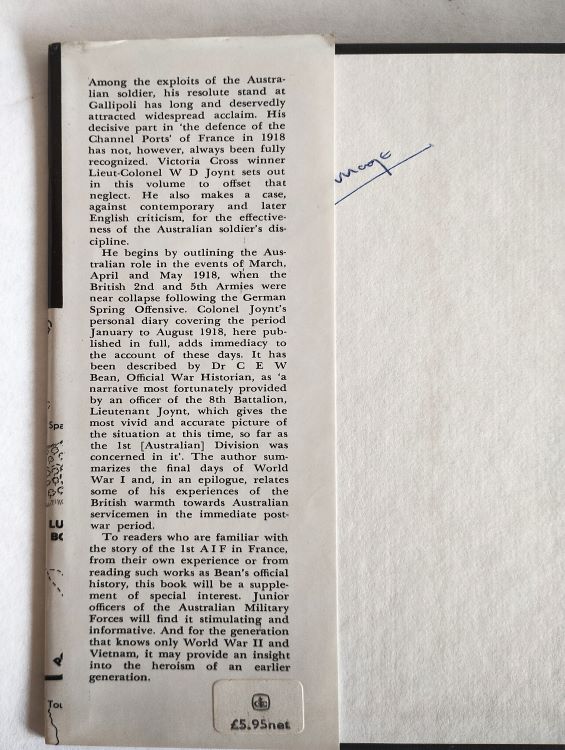  Saving the Channel Ports 1918 blurb