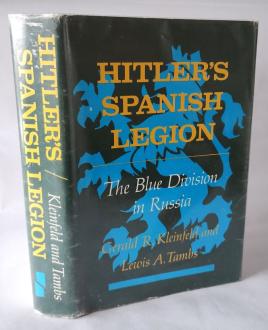 Hitler's Spanish Legion front cover