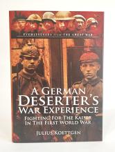 A German Deserter's War Experience front cover