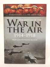 The History of the War in the Air 1914-1918 front cover
