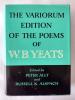 The Variorum Edition of the Poems of W. B. Yeats front cover